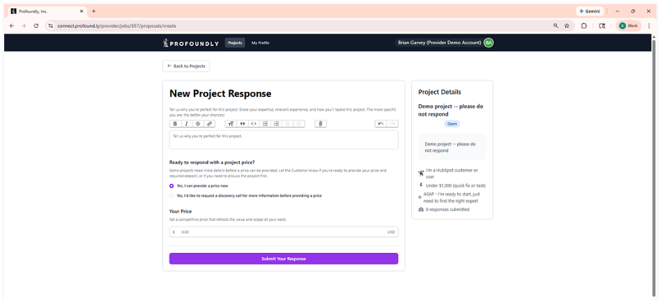 Crafting your response